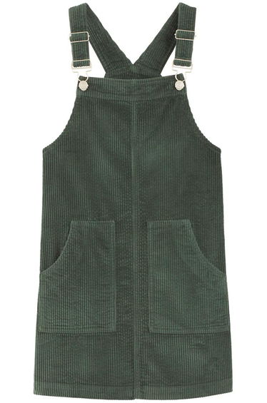 Cotton Corduroy Dungaree Dress