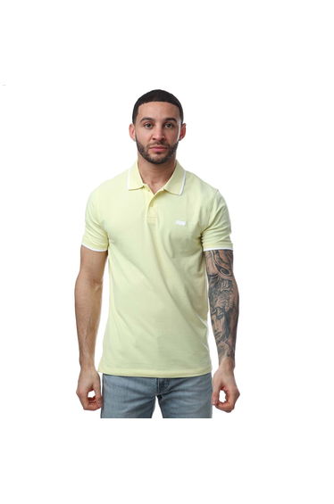 Men's Levis Slim Housemark Polo Shirt in Yellow