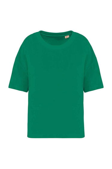 Native Spirit Womens/Ladies Terrycloth T-Shirt - Malachite Green