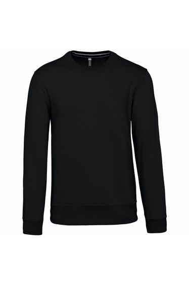 Kariban Mens Crew Neck Sweatshirt - Black