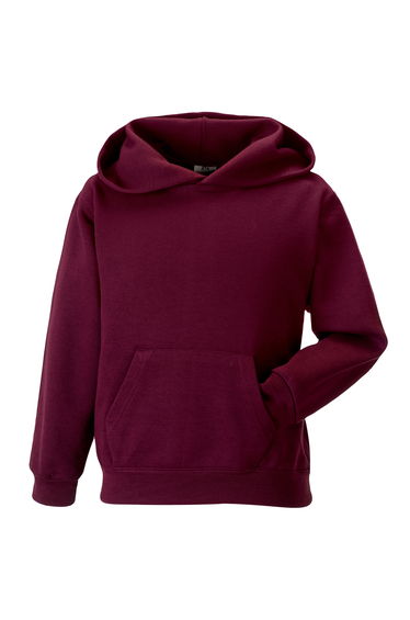 Jerzees Schoolgear Childrens Hooded Sweatshirt - Burgundy