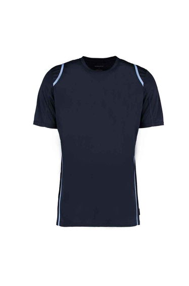 Kustom Kit Mens Gamegear Cooltex T-Shirt - Navy/Light Blue