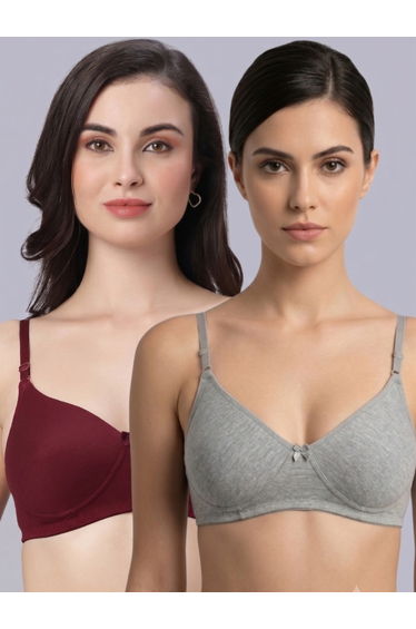 Pack of 2 - Heavily Padded Non Wired Bra