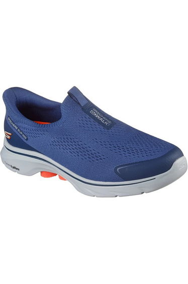 Skechers Mens Go Walk 7 Easy On Evolution Trainers - Navy