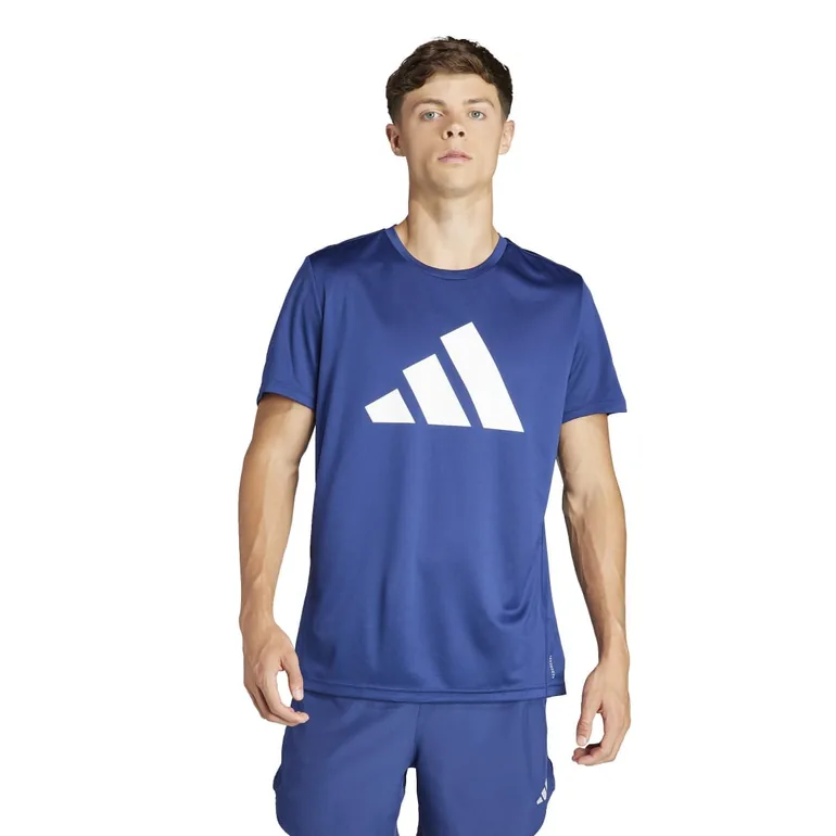 Men's adidas Run It T-Shirt in Blue - 3