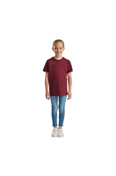 Fruit of the Loom Childrens/Kids Original T-Shirt - Burgundy