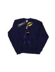 DC Comics Boys Catwoman Happy Pose Sweatshirt - Navy Blue - 1
