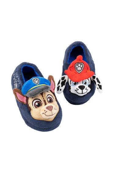 Paw Patrol Childrens/Kids Chase & Marshall 3D Ears Slippers