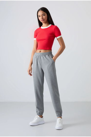 TOMMY Women's High-Waist Relaxed Fleece Joggers