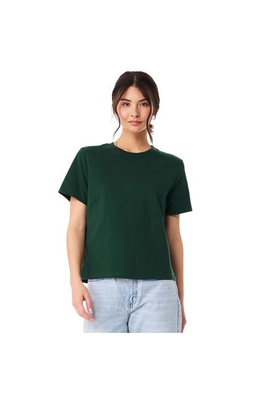 Bella + Canvas Womens/Ladies Heavyweight Boxy T-Shirt - Forest