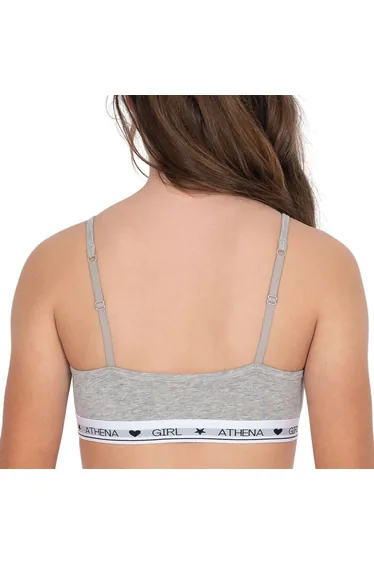 Pack of 2 Bralettes in Cotton Mix,