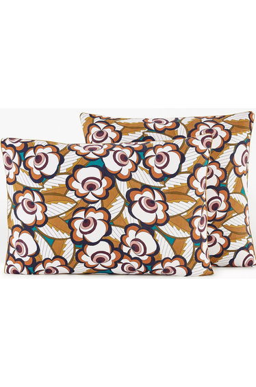 Lozano Contemporary Floral 100% Washed Cotton Pillowcase