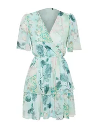 Mint Woven Mini Dress - 6