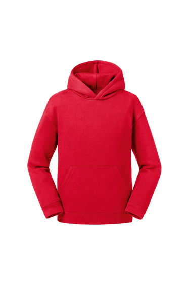 Russell Childrens/Kids Authentic Hooded Sweatshirt - Classic Red