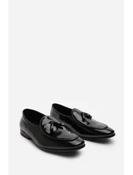 Finley Black Patent Tassel Loafer Classic Formal Dress Shoes - 3