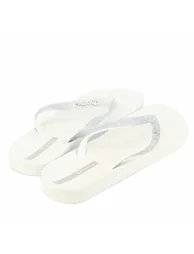 Women's Ipanema Anatomic Lolita Glitter Flip Flops in White - 2