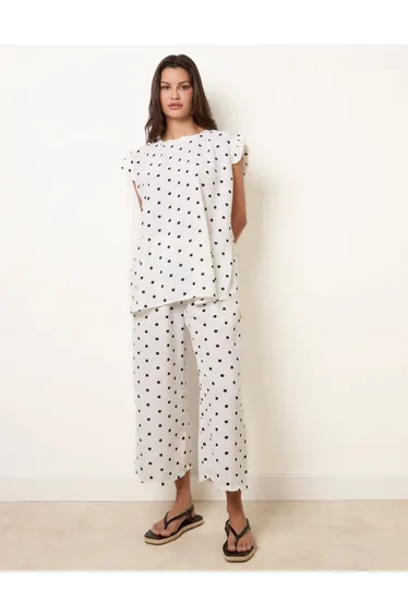 Polka Dot Two Piece Set