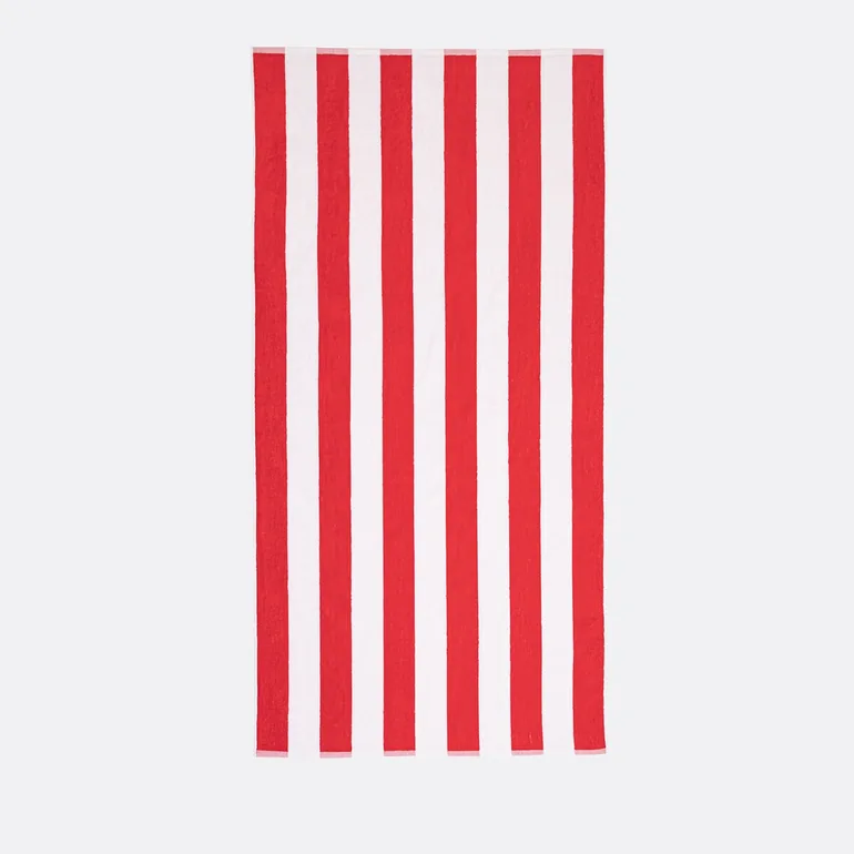 Hendaye Stripe 100% Cotton Velour Beach Towel - 2
