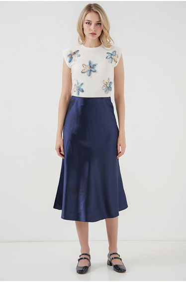 BDART Elastic A-Form Fit Midi Skirt
