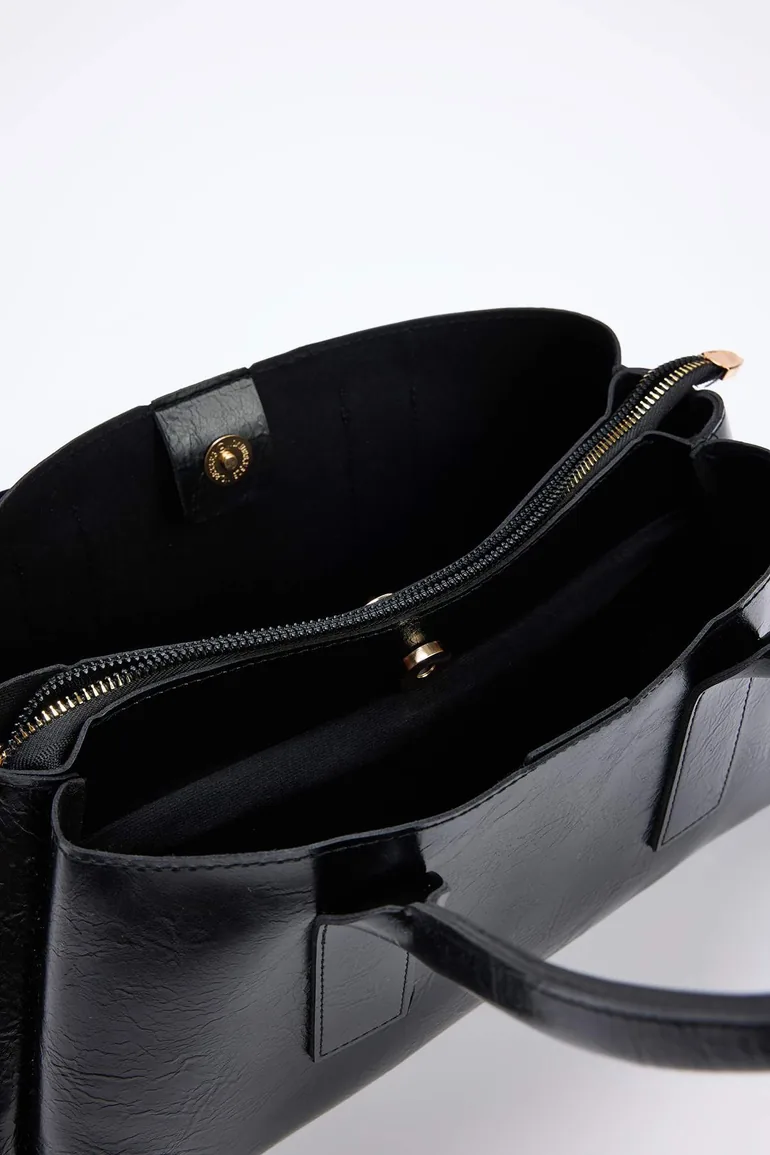 Black Women's Mini Shoulder Bag - 6