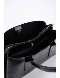 Black Women's Mini Shoulder Bag - 6