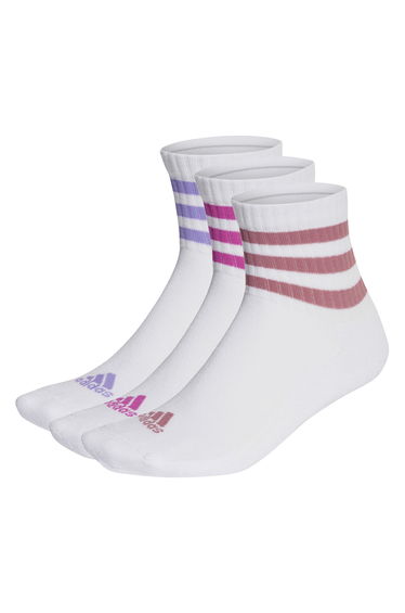 3-Stripes Cushioned Sportswear Mid-Cut Socks 3 Pairs