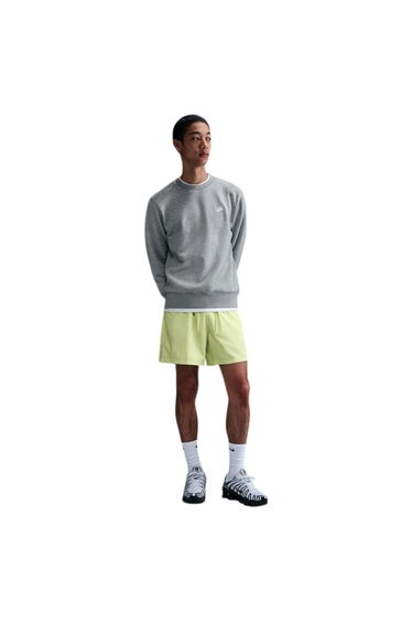 Nike Mens Club Logo Crew Neck Sweatshirt - Grey