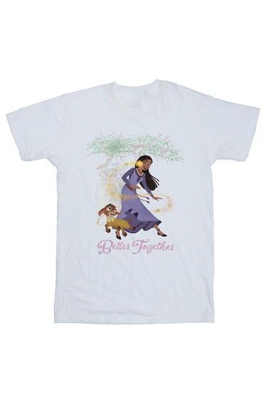 Wish Girls Better Together Cotton T-Shirt - White