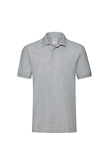 Fruit Of The Loom Premium Mens Short Sleeve Polo Shirt - Athletic/Heather