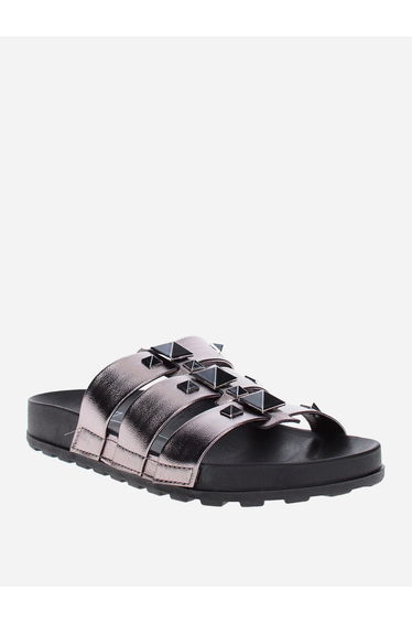 Embellished Open Toe Flat Sandals