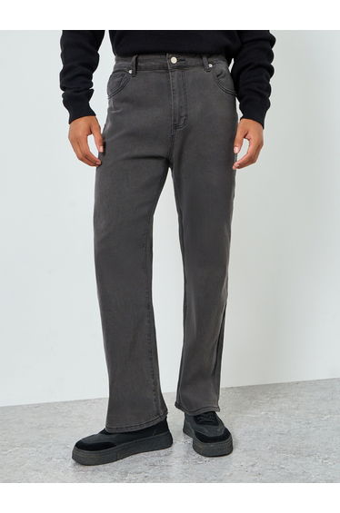 Men Grey Loose Fit Jeans