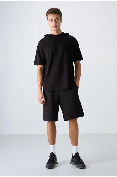 TOMMY Oversized Hooded Short-Sleeve T-Shirt
