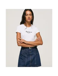 Logo Print Cotton T-Shirt with Short Sleeves