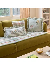 غطاء شيفون لا ريدوت انتيريورز باللون الأبيض - 1