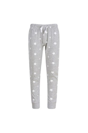 SF Childrens/Kids Lounge Pants - Heather Grey/White