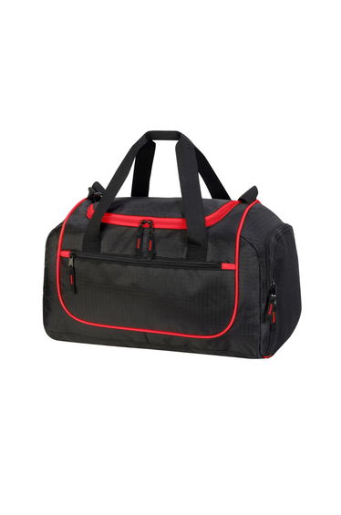 Shugon Piraeus Shoulder Strap Holdall Bag - Black/Red