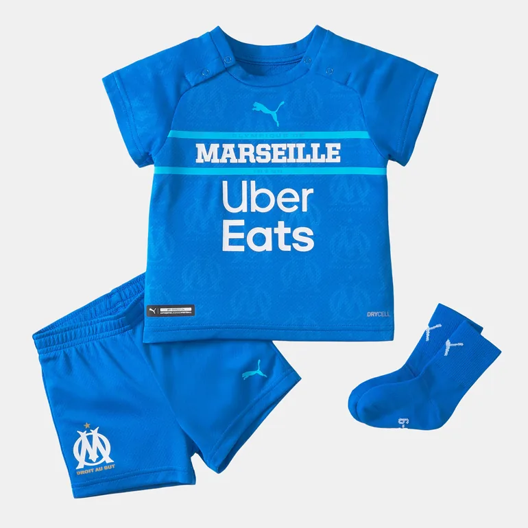 Boy's Puma Junior Olympique De Marseille Fc  3Rd Baby Kit Hanger sets in Blue