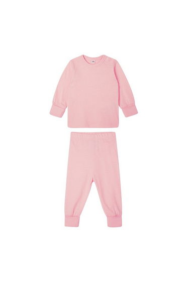 Babybugz Baby Long Pyjama Set - Powder Pink