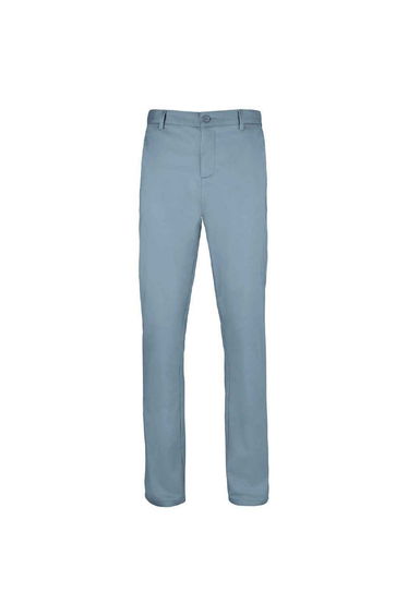 SOLS Mens Jared Stretch Slim Suit Trousers - Creamy Dark Blue