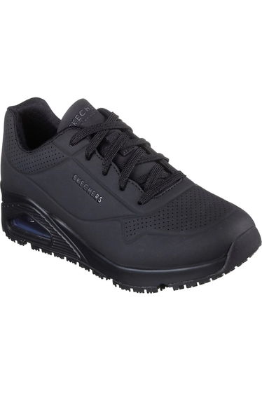 Skechers Mens Uno Sr - Sutal Safety Trainers - Black