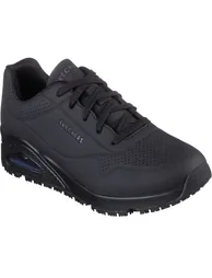 Skechers Mens Uno Sr - Sutal Safety Trainers - Black