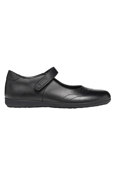 Geox Girls J Iberide A School Shoes - Black
