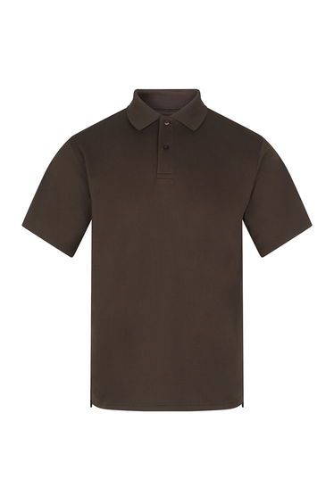 Henbury Mens Pique Polo Shirt - Chocolate