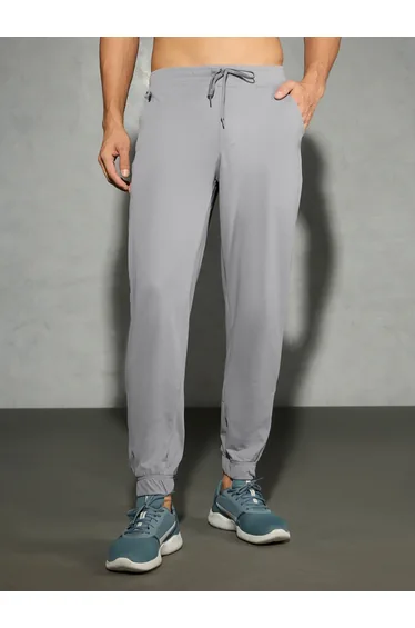 Mid Rise Stretch Joggers with Drawstring