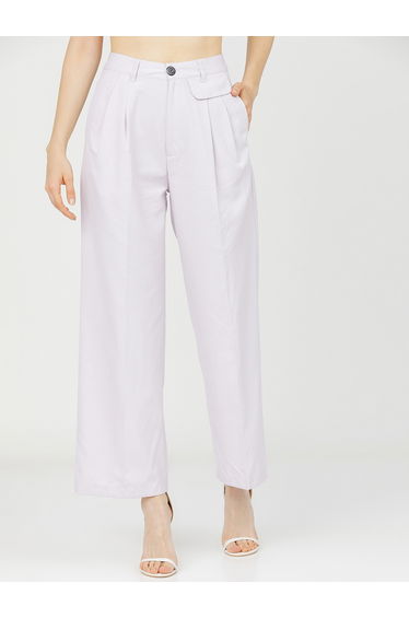 High Rise Wide Leg Trousers