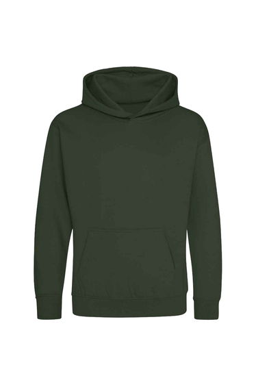 Awdis Childrens/Kids Hoodie - Forest Green