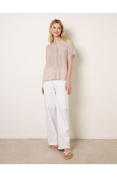 Stripe Button Front Shirt