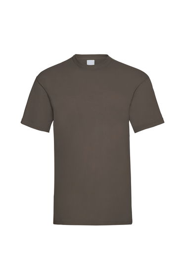 Mens Value Short Sleeve Casual T-Shirt - Dark Brown