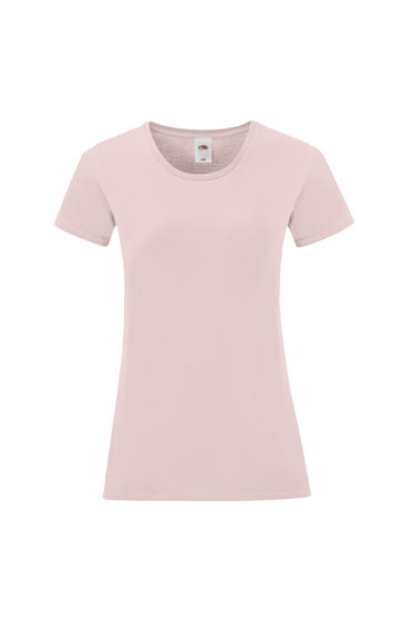 Fruit of the Loom Womens/Ladies Iconic 150 T-Shirt - Powder Rose