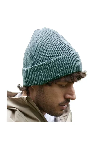 Beechfield Unisex Adult Streetlite Reflective Beanie - Marina Green